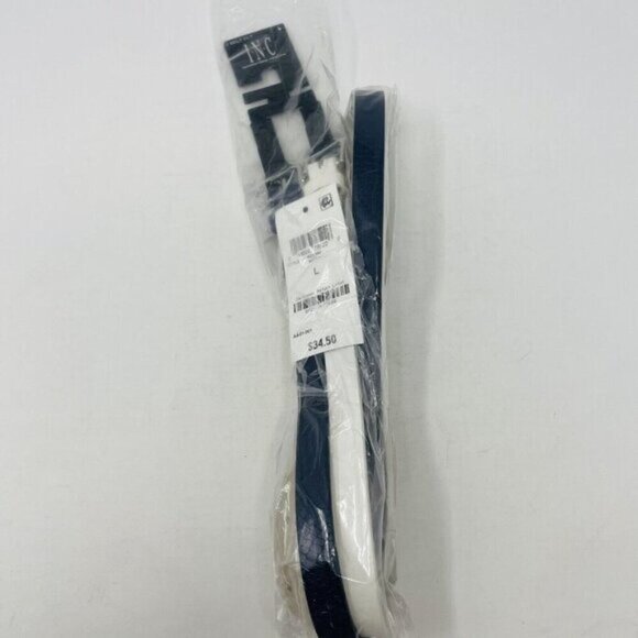 INC International Concepts Women Size Large 2-for-1 Solid Skinny Waist Belts $35 - Picture 2 of 6
